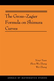 The Gross : Zagier Formula on Shimura Curves. Annals of Mathematics Studies cover image cdn