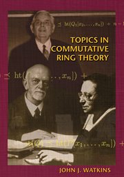 Topics in Commutative Ring Theory cover image cdn
