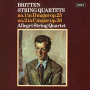 Britten : String Quartets Nos. 1 & 2 cover image cdn