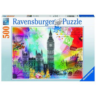 London postcard jigsaw puzzle [500 pieces] cover image cdn