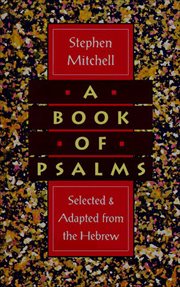 A book of Psalms : selected & adapted from the Hebrew cover image cdn