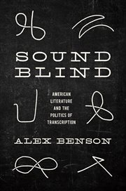 Sound : Blind. American Literature and the Politics of Transcription cover image cdn