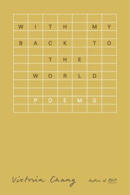 With my back to the world : poems  cover image cdn