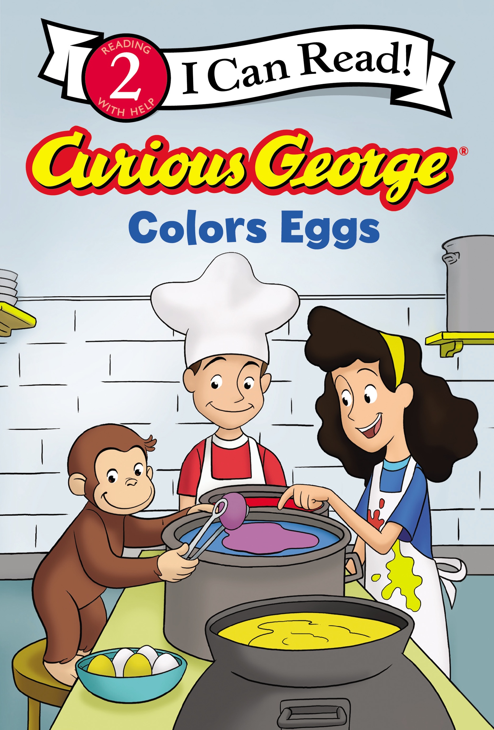Curious George Colors Eggs cover image cdn