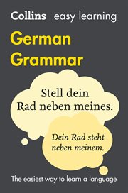 Easy Learning German Grammar : Trusted support for learning. Collins Easy Learning cover image cdn