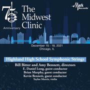 2021 Midwest clinic. Highland High School symphonic strings cover image cdn