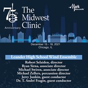 2021 Midwest clinic. Leander High School wind ensemble cover image cdn