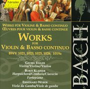 Bach, J.s. : Works For Violin And Basso Continuo cover image cdn