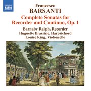 Complete sonatas for recorder and continuo, op. 1 cover image cdn