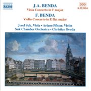 Benda, F. : Violin Concerto  / Benda, J. A.. Viola Concerto cover image cdn
