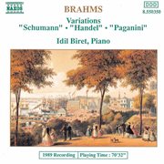 Brahms : Variations, Opp. 9, 24 & 35 cover image cdn