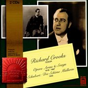 Crooks, Richards : Opera Arias / Songs (1925-1945) cover image cdn