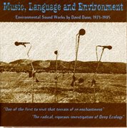 Dunn, D. : Music, Language And Environment cover image cdn
