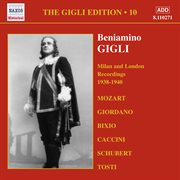 Gigli, Beniamino : Gigli Edition, Vol. 10. Milan And London Recordings (1938-1940) cover image cdn
