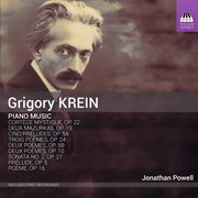 Grigory Krein : Piano Music cover image cdn