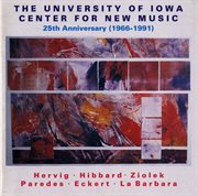 Hervig : Off Center / Hibbard. Handwork / Ziolek. Nocturnes / No. 16 (the University Of Iowa Cente... cover image cdn