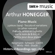 Honegger : Piano Music cover image cdn