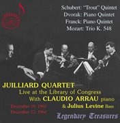 Juilliard Quartet, Vol. 1 : Live At Library Of Congress With Claudio Arrau cover image cdn