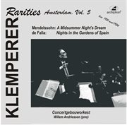 Klemperer Rarities : Amsterdam, Vol. 5 (1951) cover image cdn