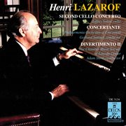 Lazarof, H. : Cello Concerto No. 2 / Concertante For 2 Horns And 16 Strings / Divertimento Ii cover image cdn