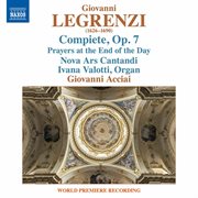 Legrenzi : Compiete, Op. 7 cover image cdn