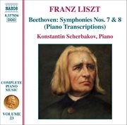 Liszt Complete Piano Music, Vol. 23 : Beethoven Symphonies Nos. 7 & 8 (transcriptions) cover image cdn