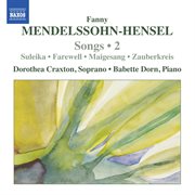 Mendelssohn : Hensel. Lieder, Vol. 2 cover image cdn