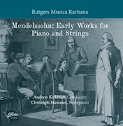Mendelssohn : Early Works For Piano & Strings cover image cdn