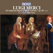 Merci : Sei Sonate Per Fagotto E Basso Continuo, Op. 3 cover image cdn
