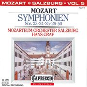 Mozart : Symphonien Nos. 23, 24, 25, 26, 50 cover image cdn