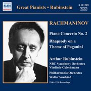 Rachmaninov : Piano Concerto No. 2 / Rhapsody On A Theme Of Paganini (rubinstein) (1946-1950) cover image cdn