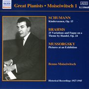 Schumann : Kinderszenen / Musorgsky. Pictures At An Exhibition (moiseiwitsch, Vol. 1) (1927-1945) cover image cdn
