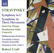Stravinsky : Symphony In C. Symphony In 3 Movements. Octet cover image cdn