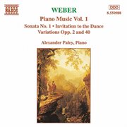 Weber : Piano Music, Vol. 1 cover image cdn