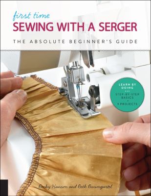 First time sewing with a serger : the absolute beginner's guide  cover image cdn