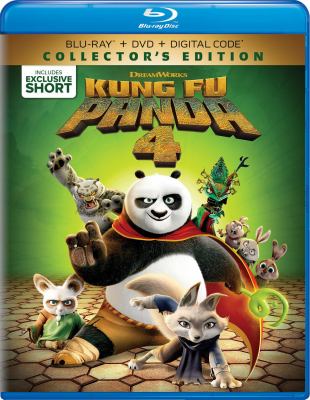 Kung fu panda 4 [Blu-ray + DVD combo] cover image cdn