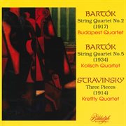 String quartet no. 2 : String quartet no. 5 ; Three pieces cover image cdn