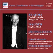 Brahms : Violin Concerto / Wagner. Siegfried Idyll cover image cdn