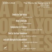 Cage : A Cage Of Saxophones, Vol. 1 cover image cdn