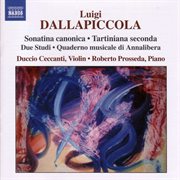 Dallapiccola : Sonatina Canonica. Tartiniana Seconda cover image cdn
