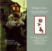 Dvorak : Viola Transcriptions cover image cdn