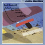 Hindemith : The 4 Temperaments. Piano Concerto cover image cdn