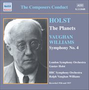 Holst : Planets (the) (holst) / Vaughan Williams. Symphony No. 4 (vaughan Williams) (1926, 1937) cover image cdn