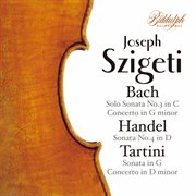 J.s. Bach, Handel & Tartini : Violin Sonatas & Concertos cover image cdn
