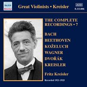 Kreisler : The Complete Recordings, Vol. 7 (1921-1925) cover image cdn