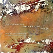 Maroney : Music For Words, Perhaps cover image cdn