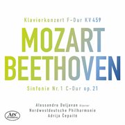 Mozart : Piano Concerto No. 19 In F Major, K. 459. Beethoven. Symphony No. 1 In C Major, Op. 21 cover image cdn