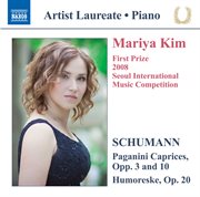 Schumann : Paganini Caprices, Opp. 3 & 10. Humoreske cover image cdn