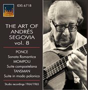 The Art Of Andrés Segovia, Vol. 8 cover image cdn