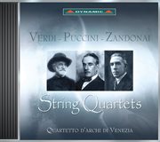 Verdi : String Quartet In E Minor / Puccini. Crisantemi / Zandonai. String Quartet In G Major cover image cdn